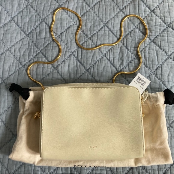 NWT Khaite Anna Zip Leather Crossbody Bag - Picture 4 of 14